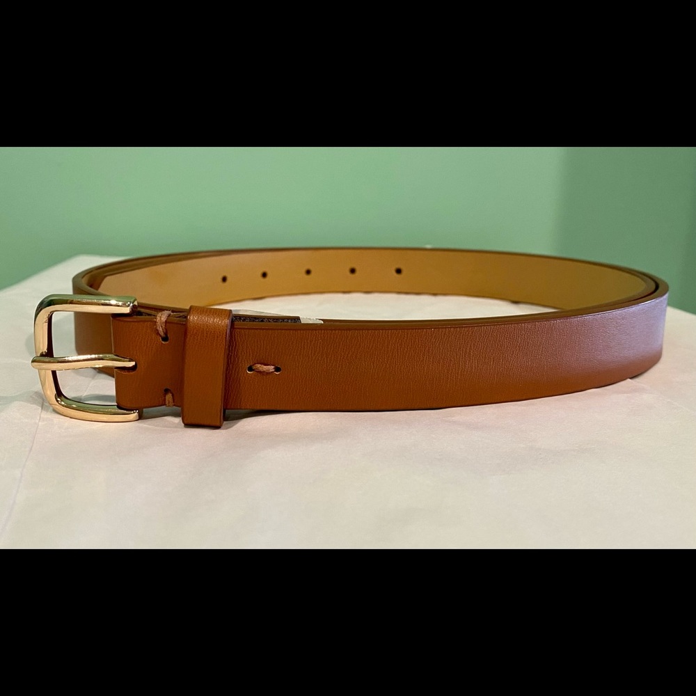 Old Navy 1” Faux Leather Tan Belt